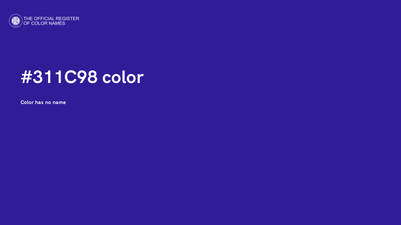 #311C98 color image