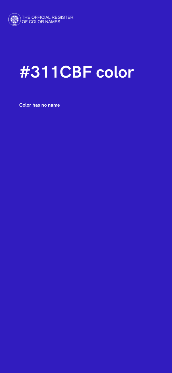 #311CBF color image