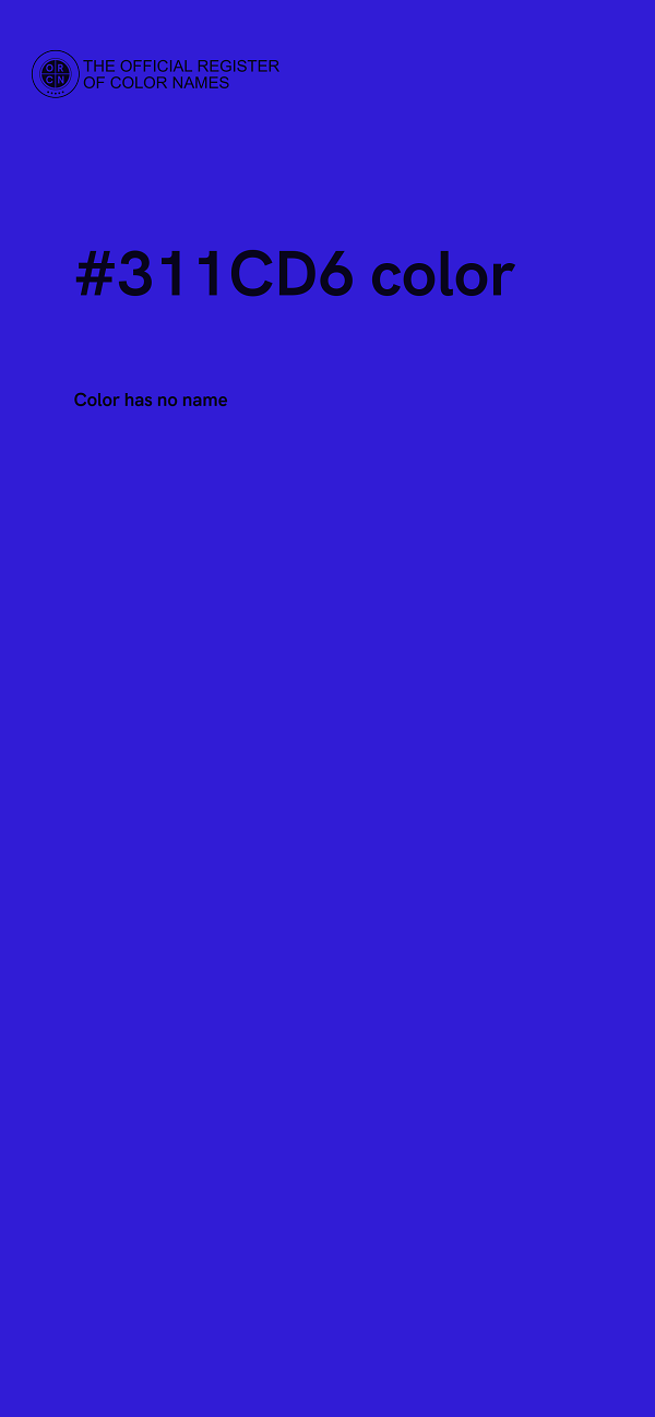 #311CD6 color image