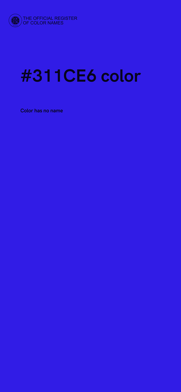 #311CE6 color image