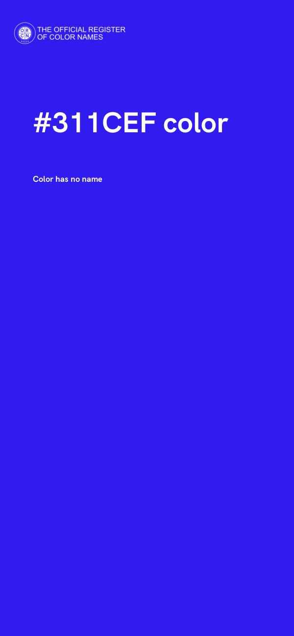 #311CEF color image