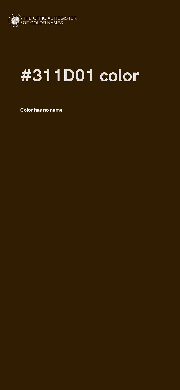 #311D01 color image