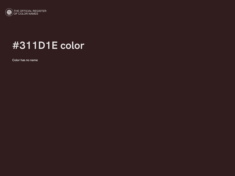 #311D1E color image