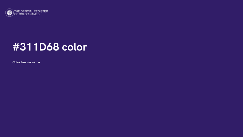 #311D68 color image