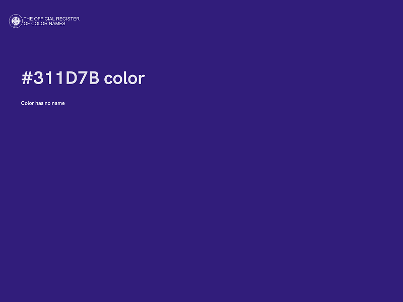 #311D7B color image
