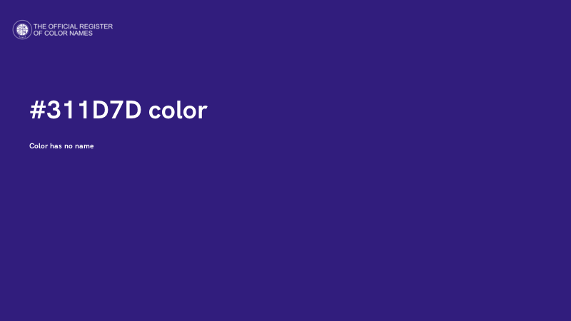 #311D7D color image