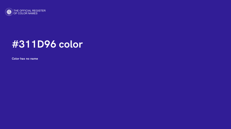 #311D96 color image