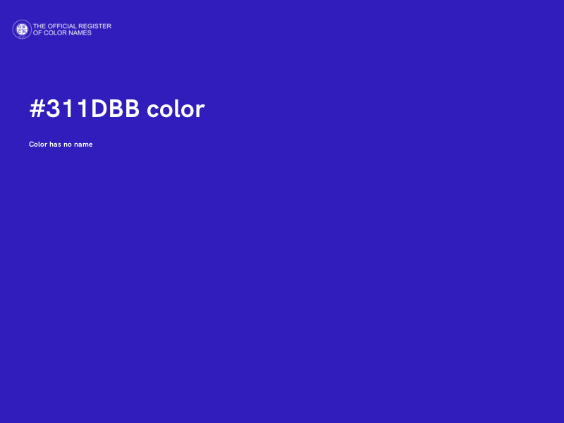 #311DBB color image