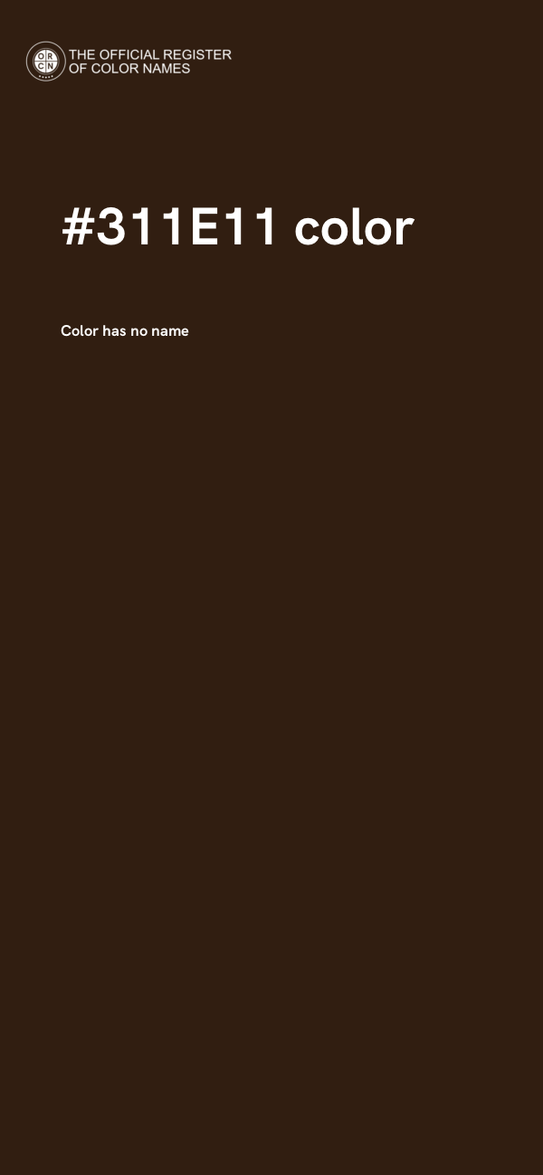 #311E11 color image