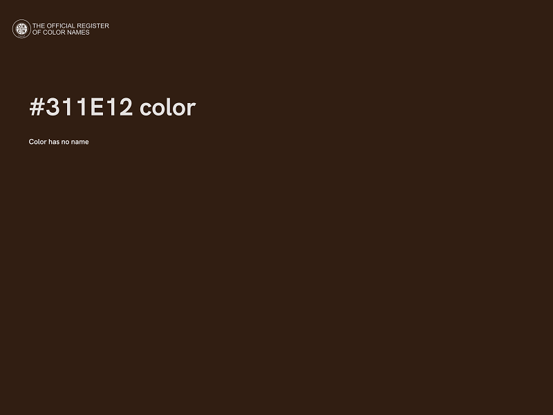#311E12 color image