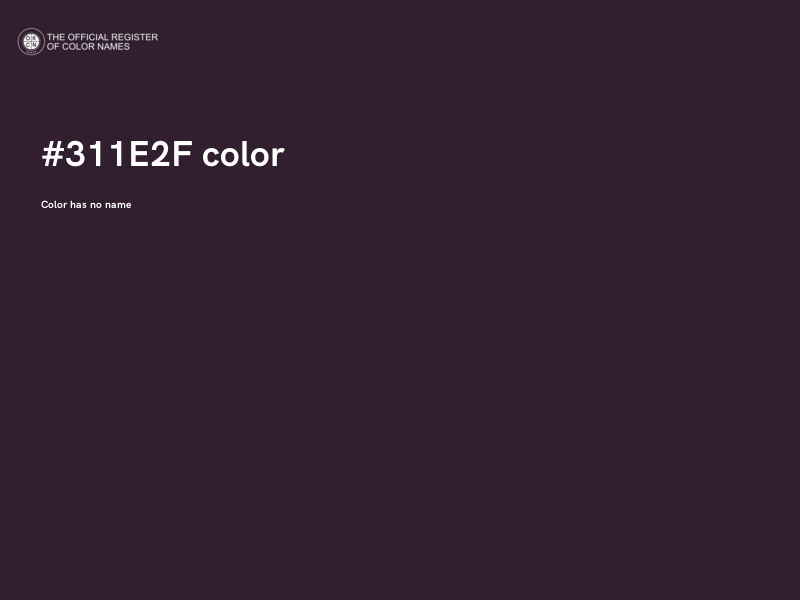 #311E2F color image