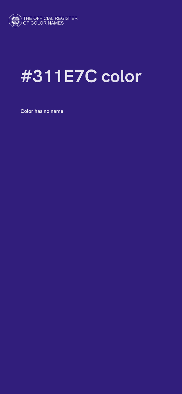 #311E7C color image