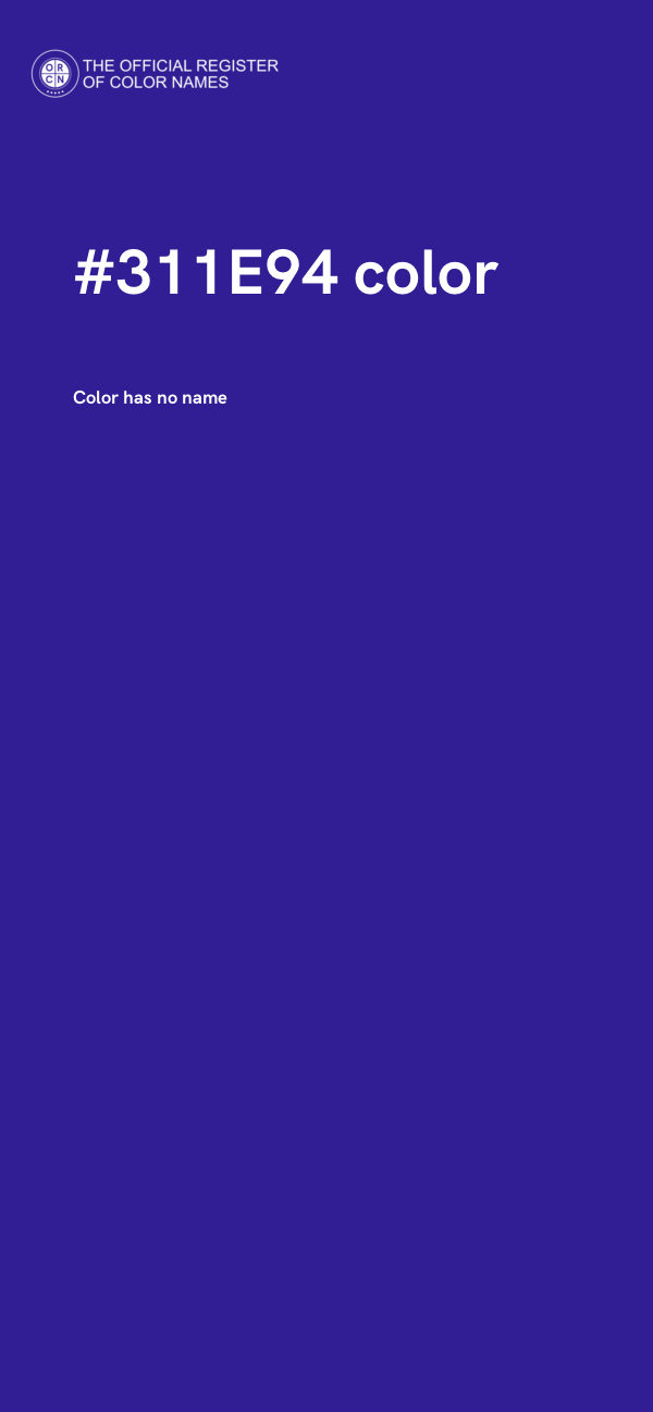 #311E94 color image