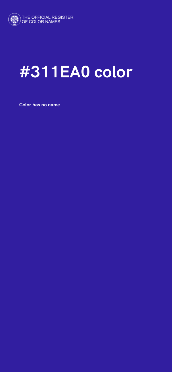 #311EA0 color image