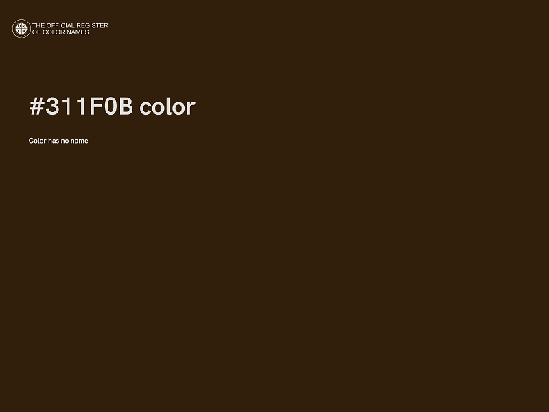 #311F0B color image