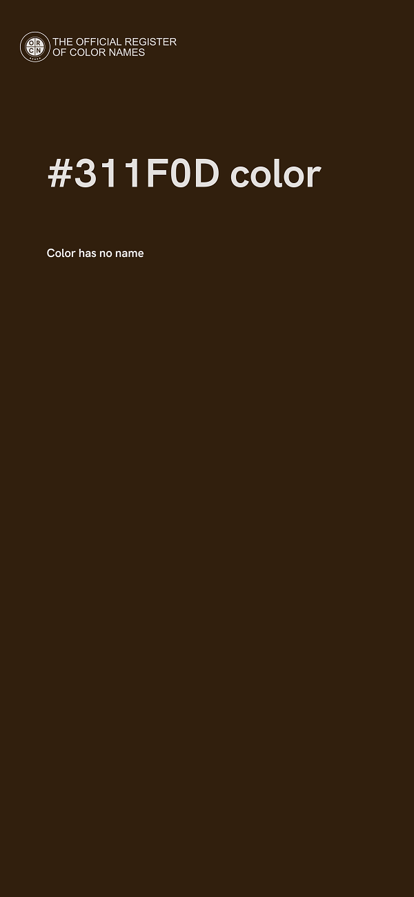 #311F0D color image
