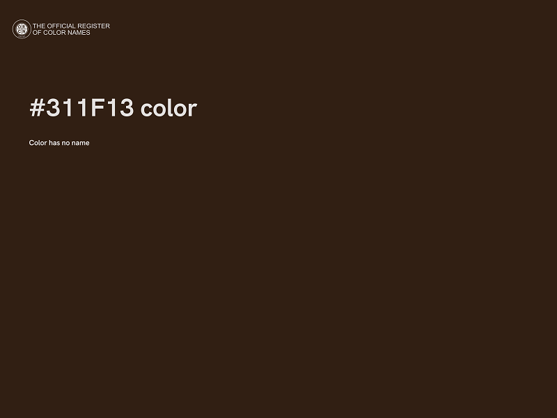 #311F13 color image