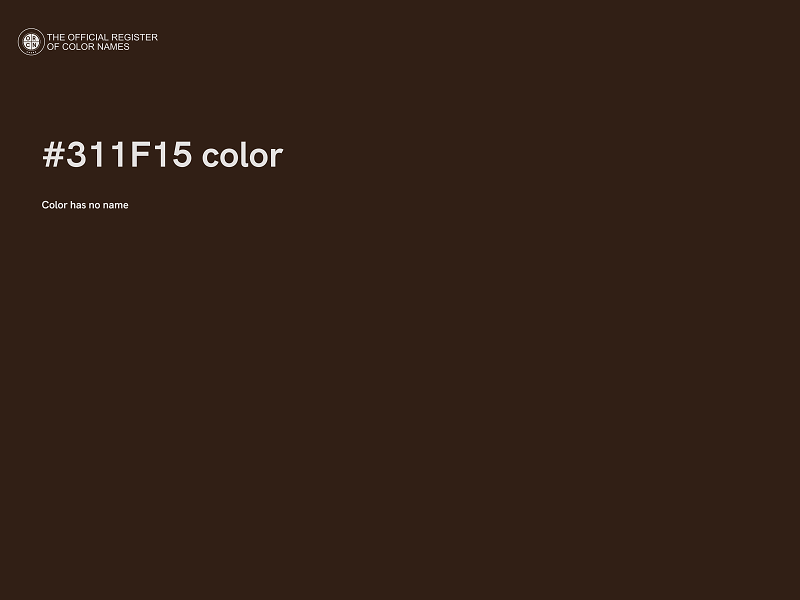 #311F15 color image