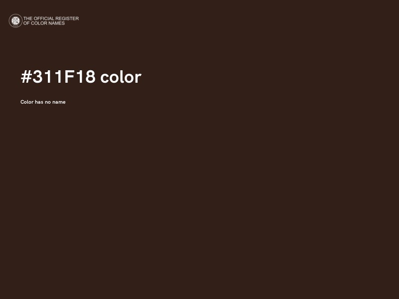 #311F18 color image