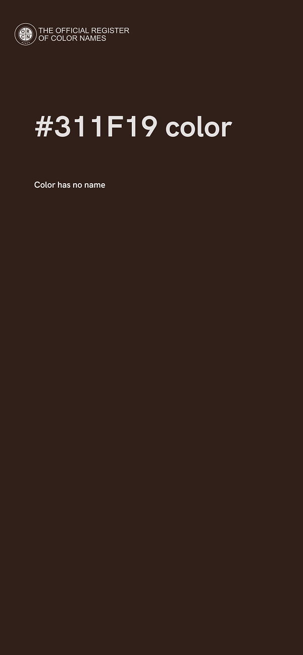 #311F19 color image