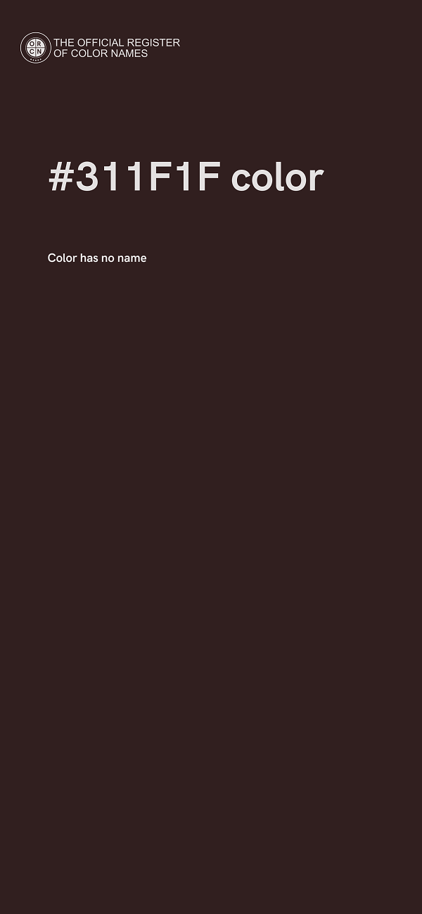 #311F1F color image