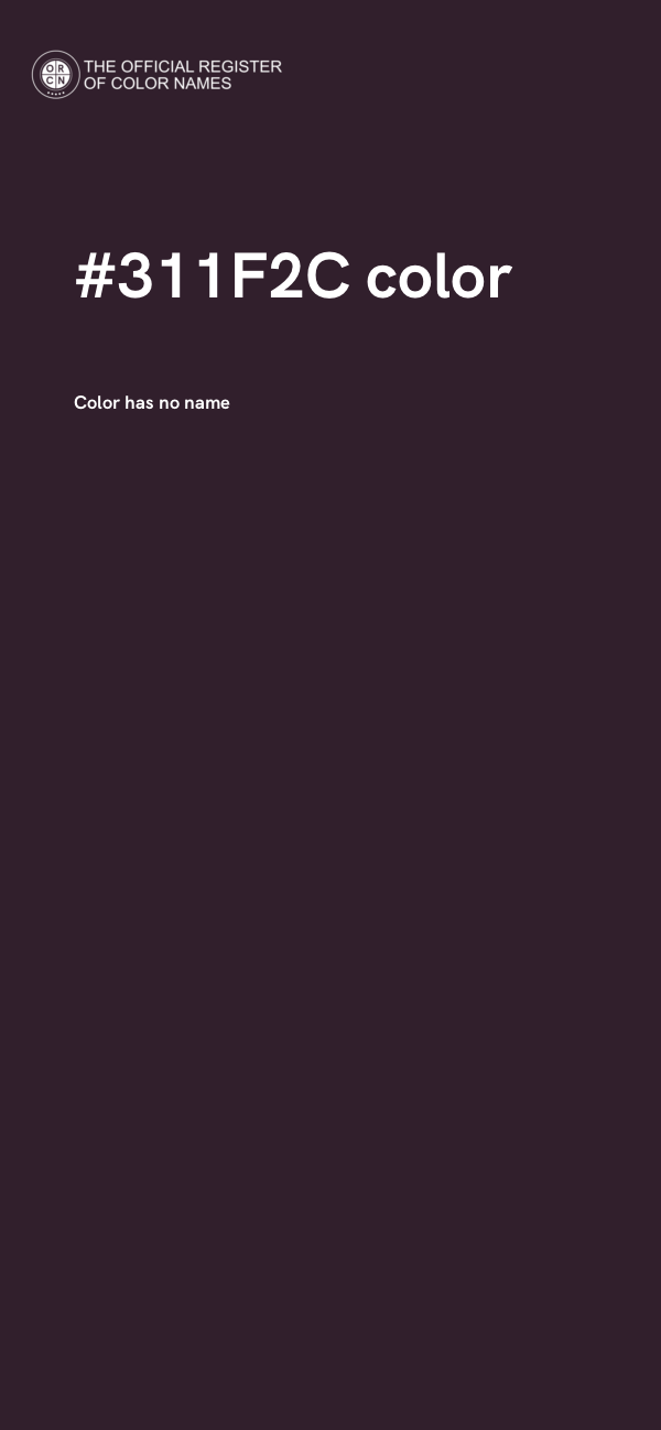 #311F2C color image