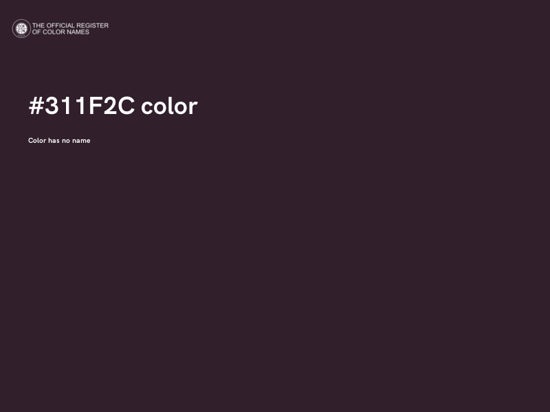 #311F2C color image