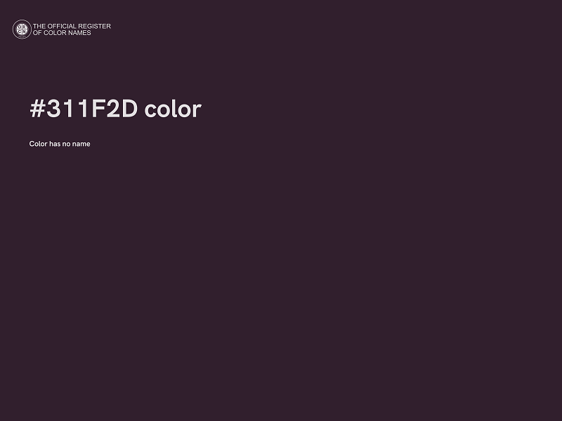 #311F2D color image