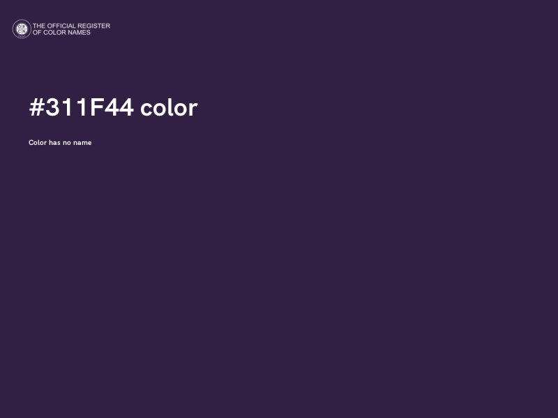 #311F44 color image