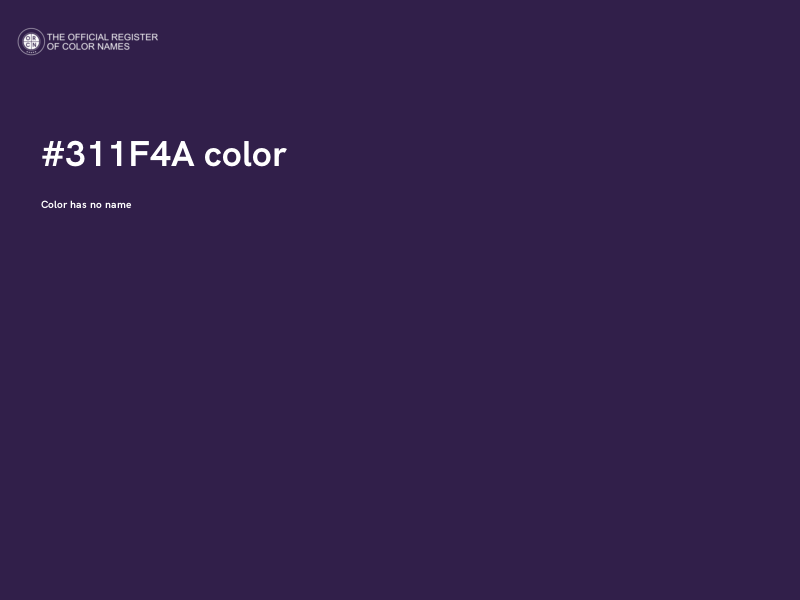 #311F4A color image
