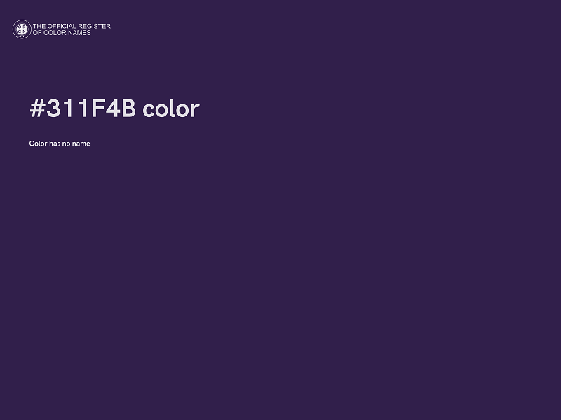 #311F4B color image