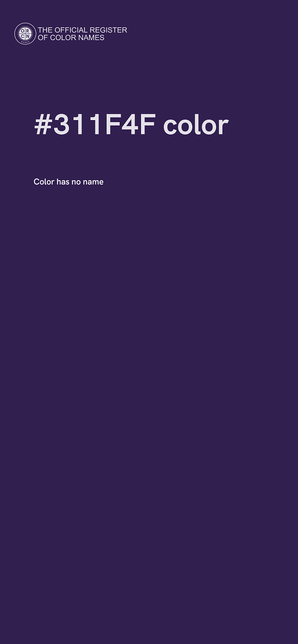 #311F4F color image