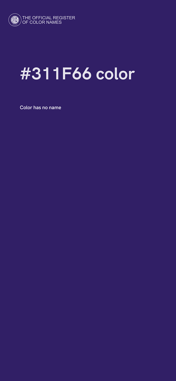 #311F66 color image