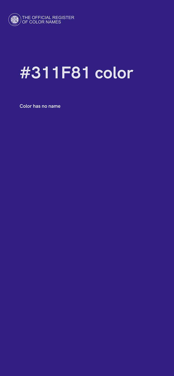 #311F81 color image