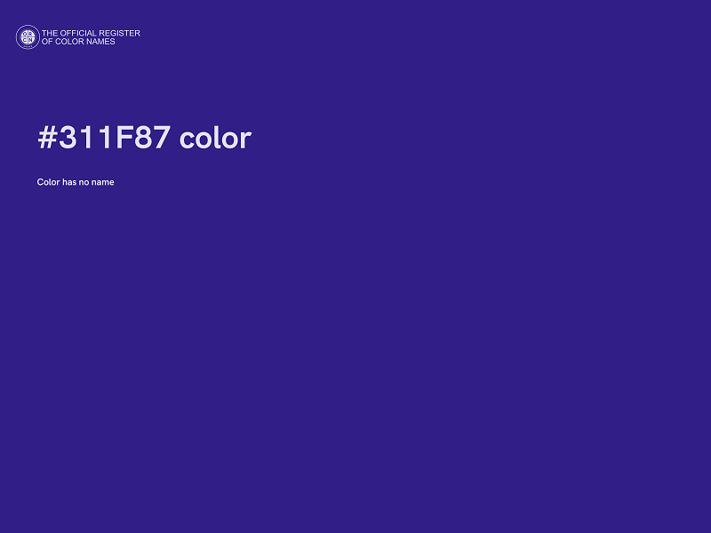 #311F87 color image