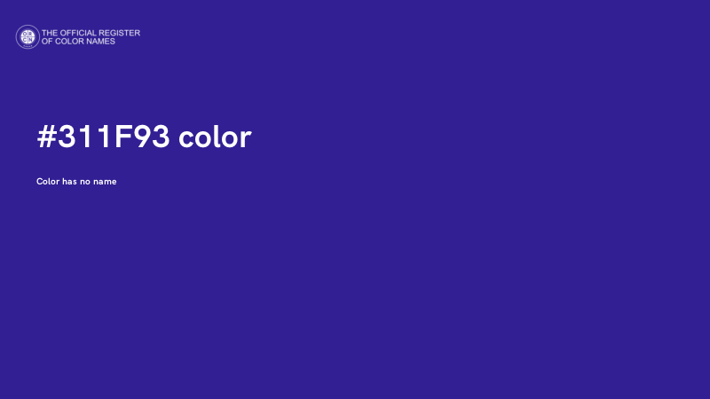 #311F93 color image