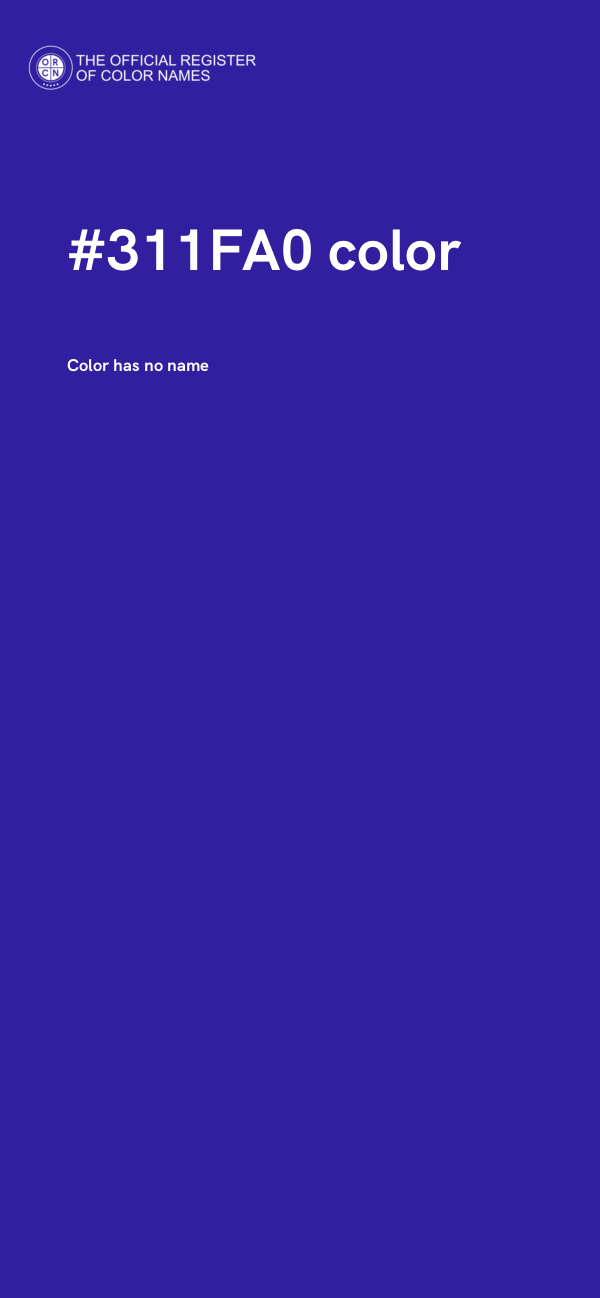 #311FA0 color image