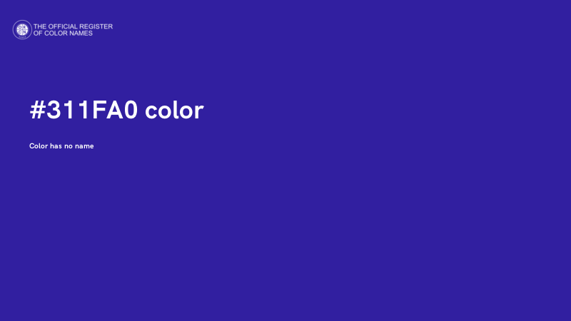 #311FA0 color image