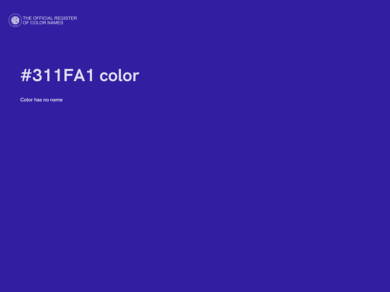 #311FA1 color image
