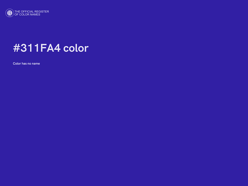 #311FA4 color image