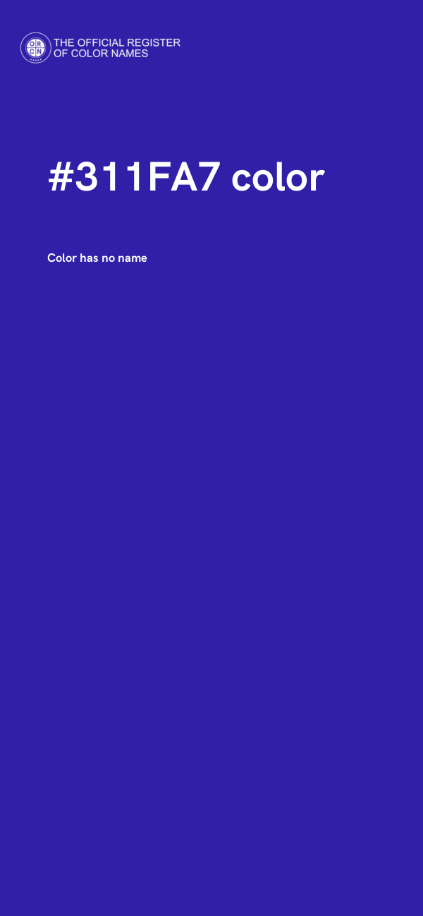 #311FA7 color image