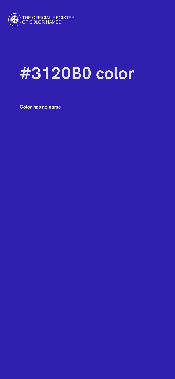 #3120B0 color image