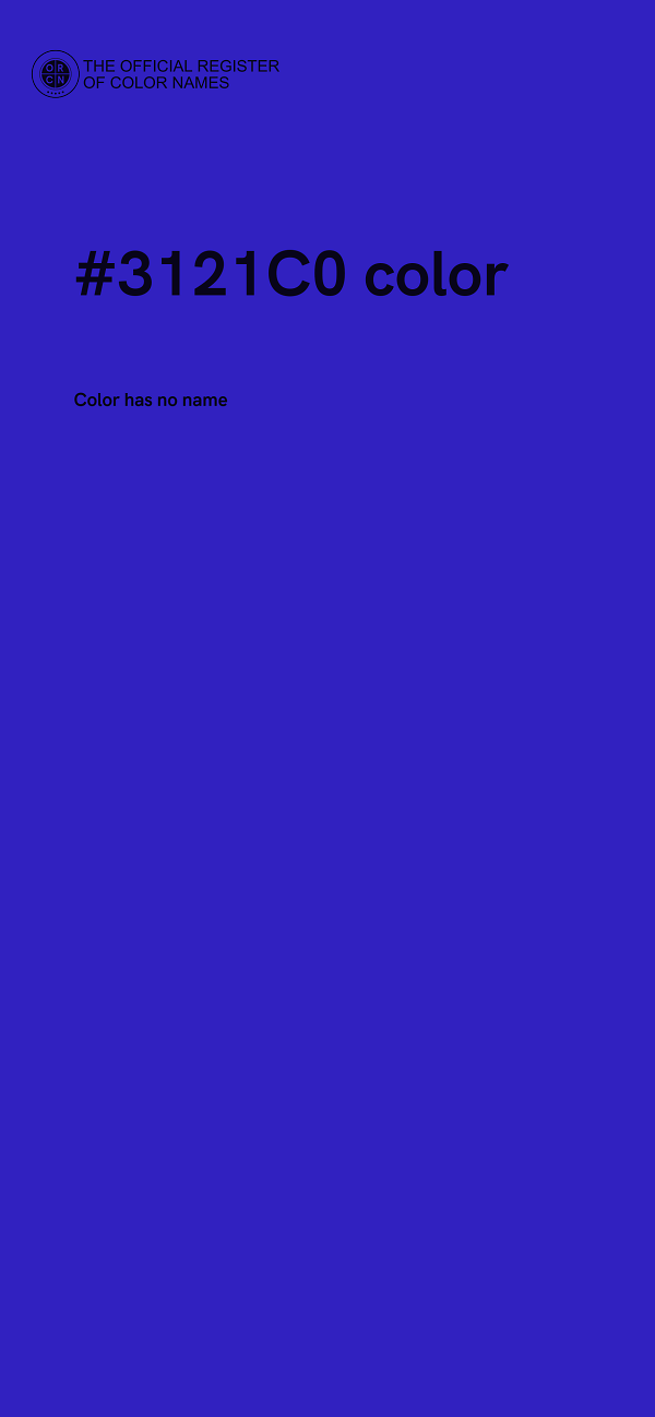#3121C0 color image