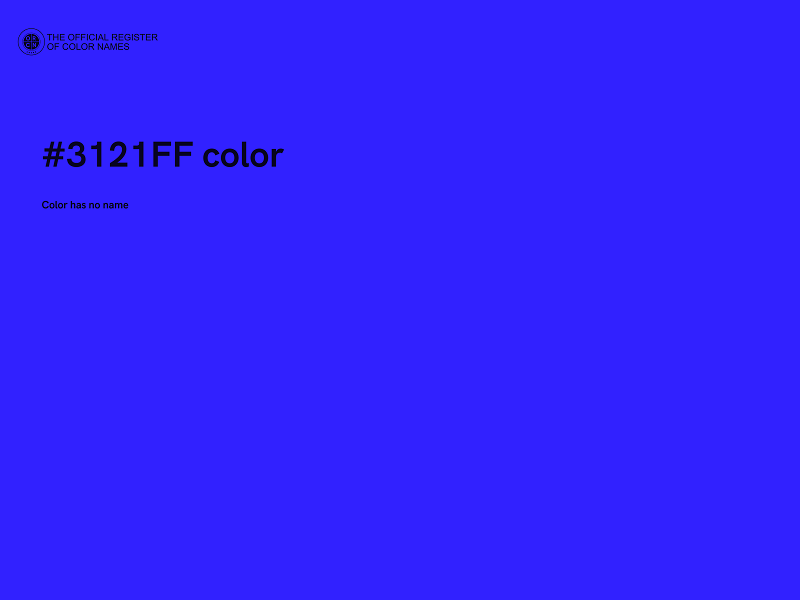 #3121FF color image