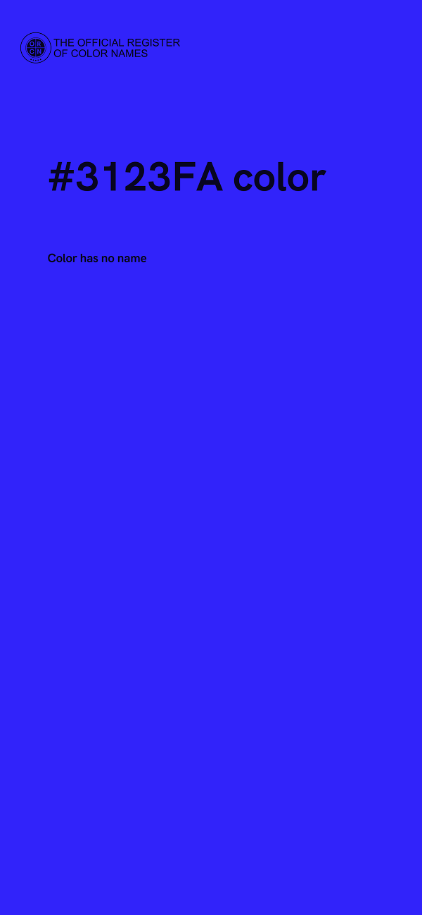 #3123FA color image