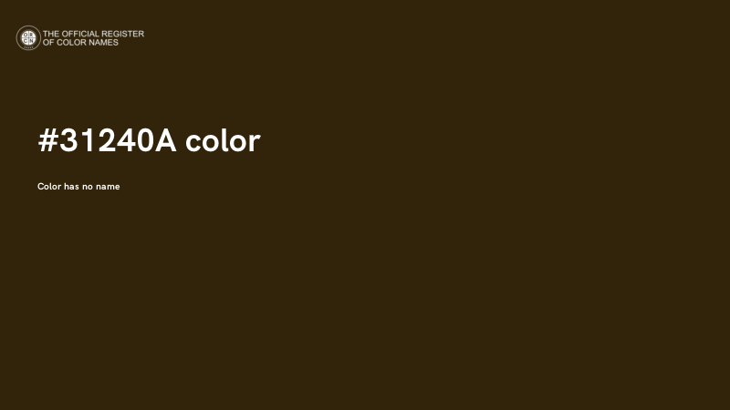 #31240A color image