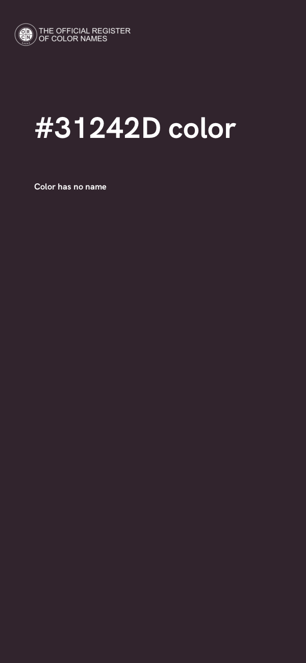 #31242D color image