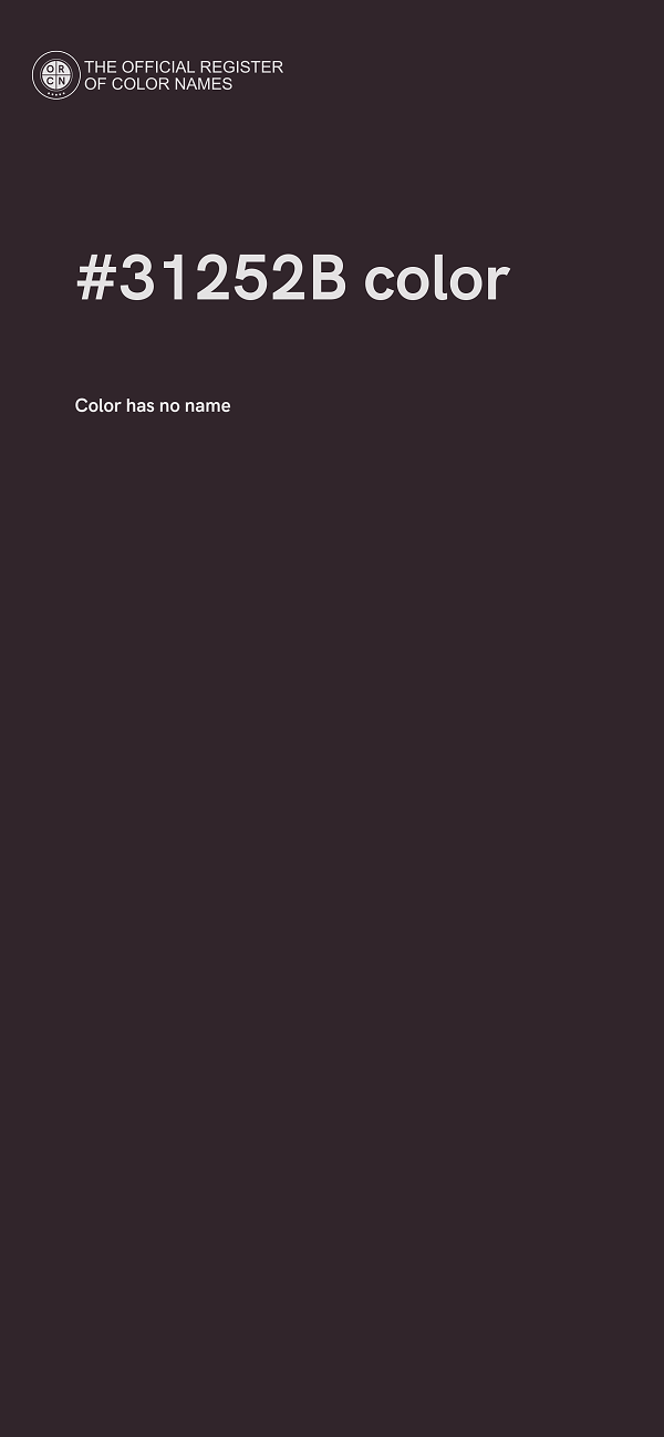 #31252B color image