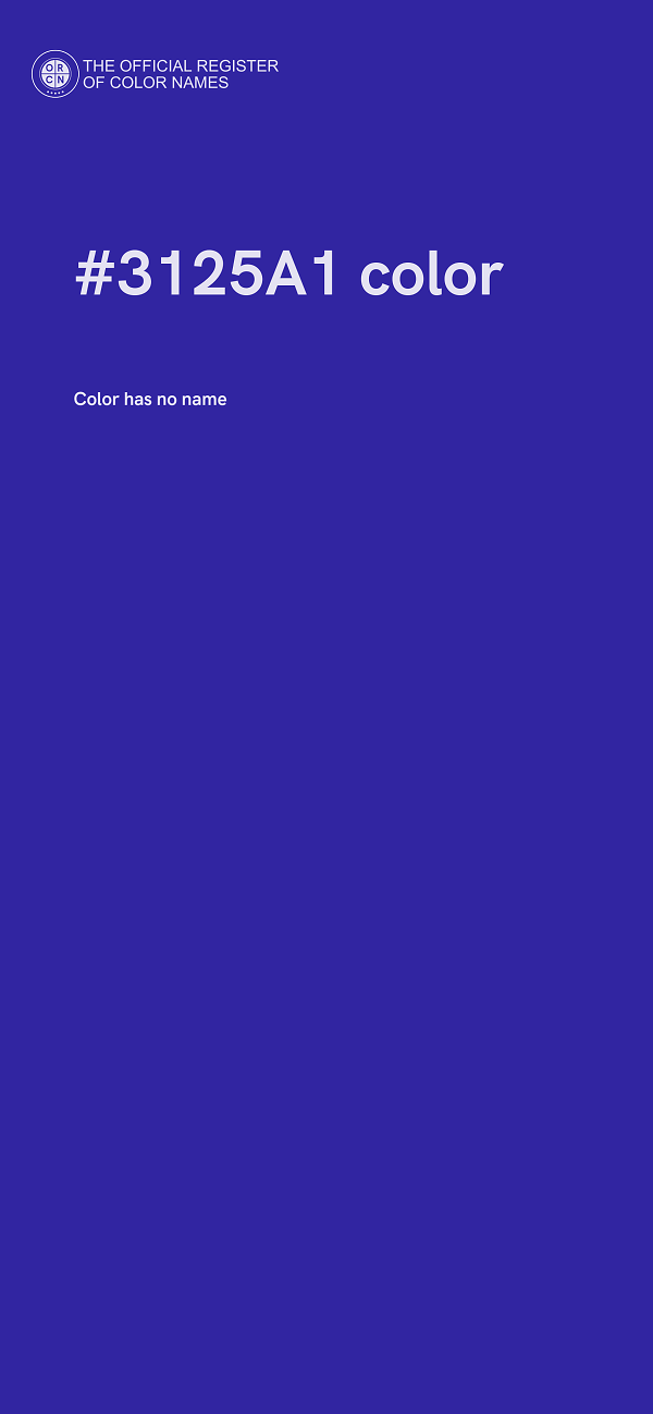 #3125A1 color image