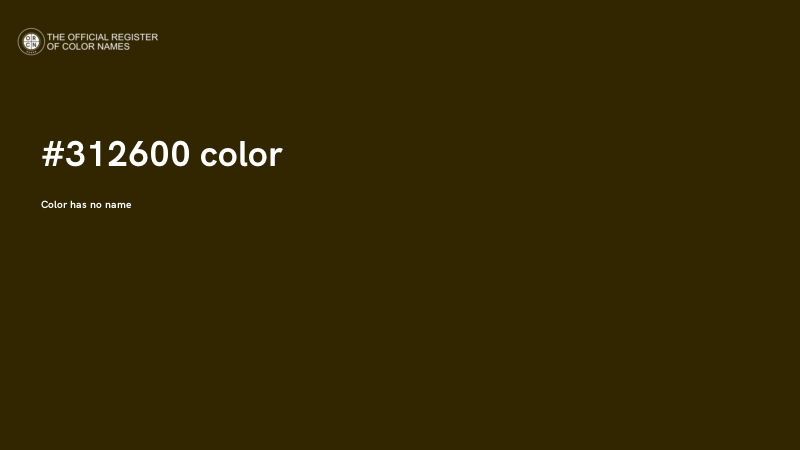 #312600 color image